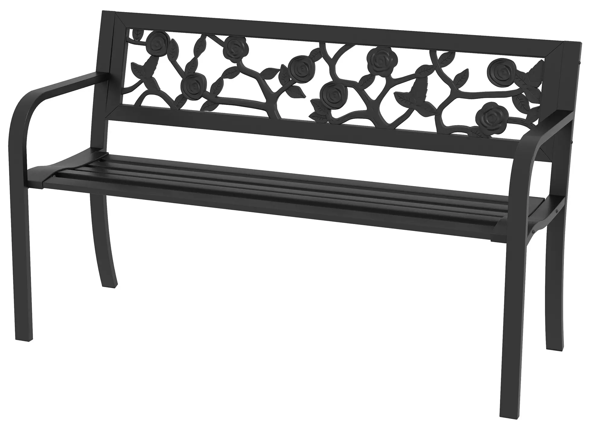 Садовая скамейка Outsunny 84G-245V00BK (Black) - 2