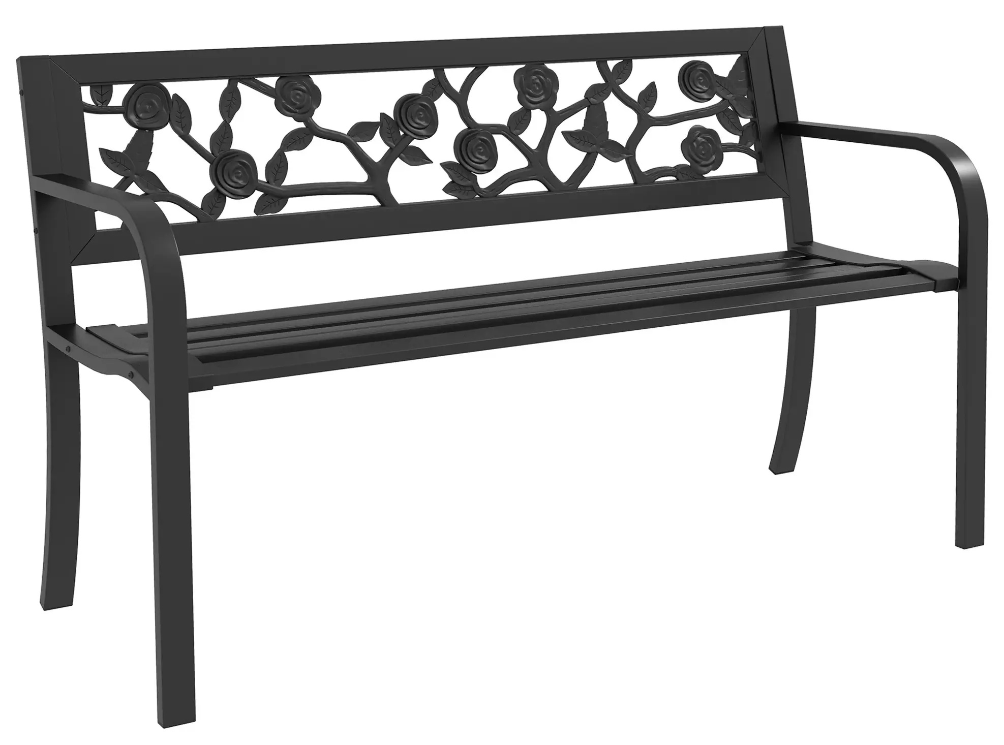 Садовая скамейка Outsunny 84G-245V00BK (Black) - 3