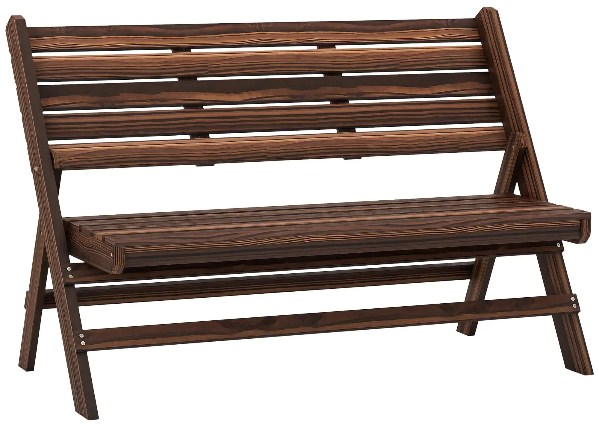 Садовая скамейка Outsunny 84G-318V00TN (Brown) - 2