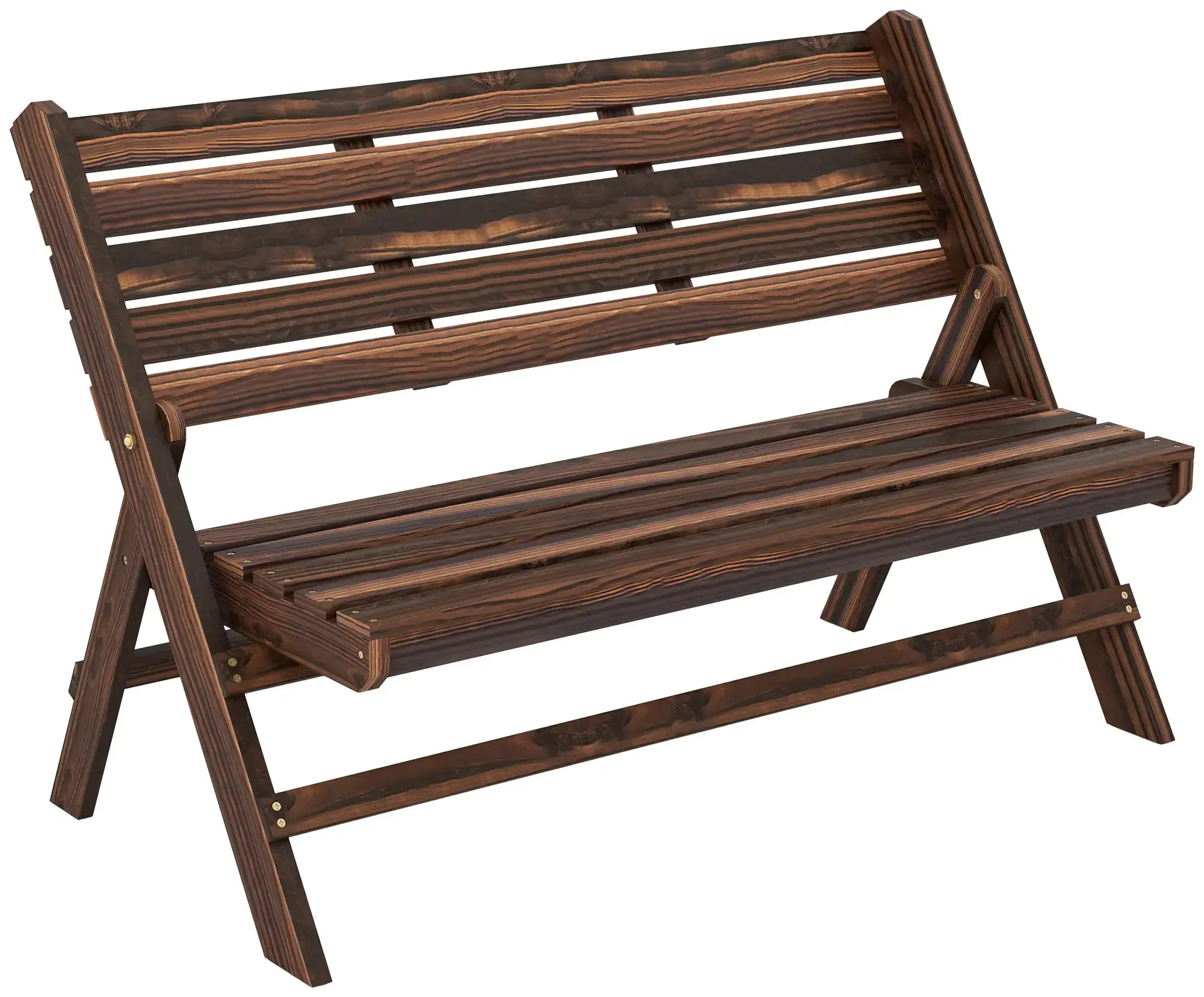 Садовая скамейка Outsunny 84G-318V00TN (Brown) - 3