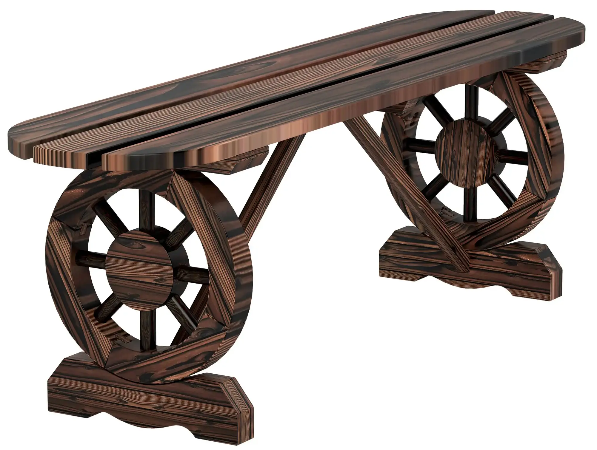 Садовая скамейка Outsunny 84G-621V00TN (Brown) - 2