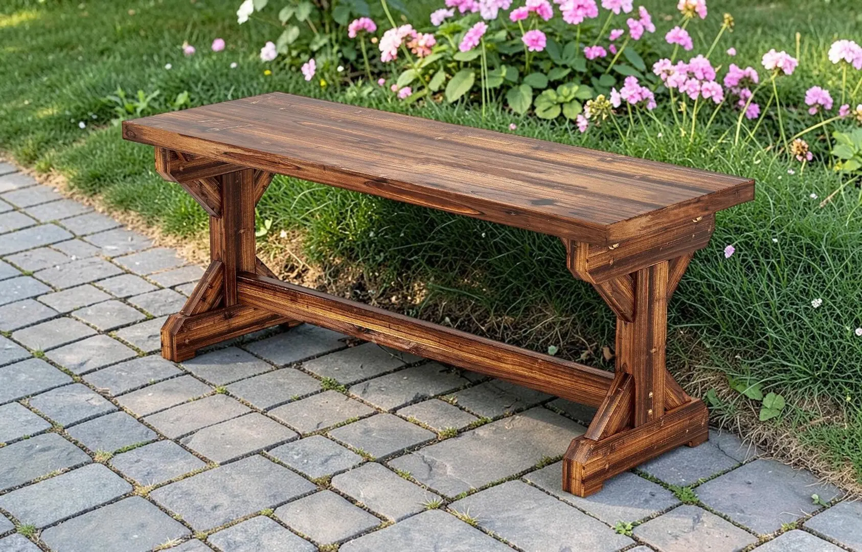 Banca de gradina Outsunny 84K-071V00TN (Brown)