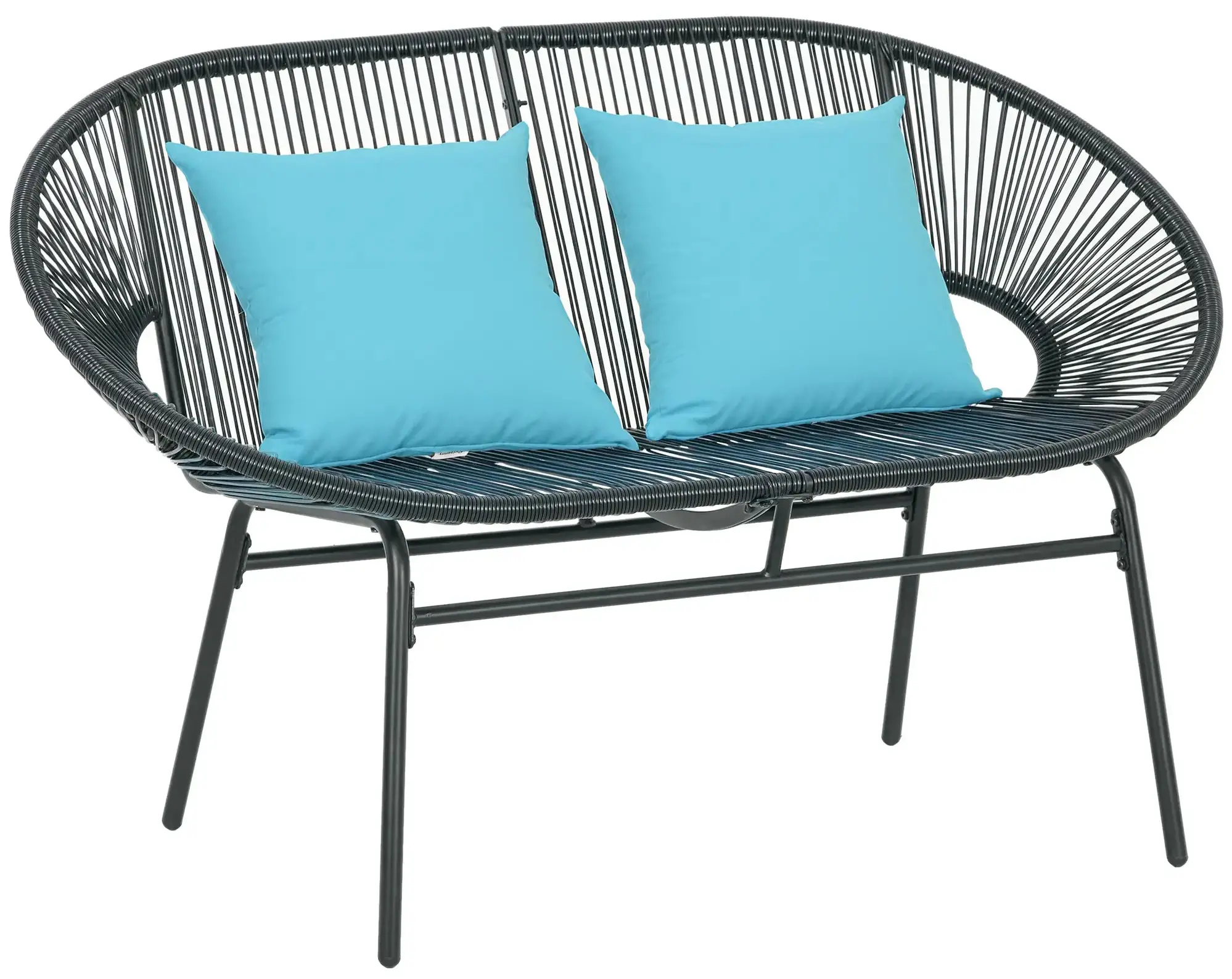 Садовая скамейка Outsunny 867-177V02BK (Black) - 2