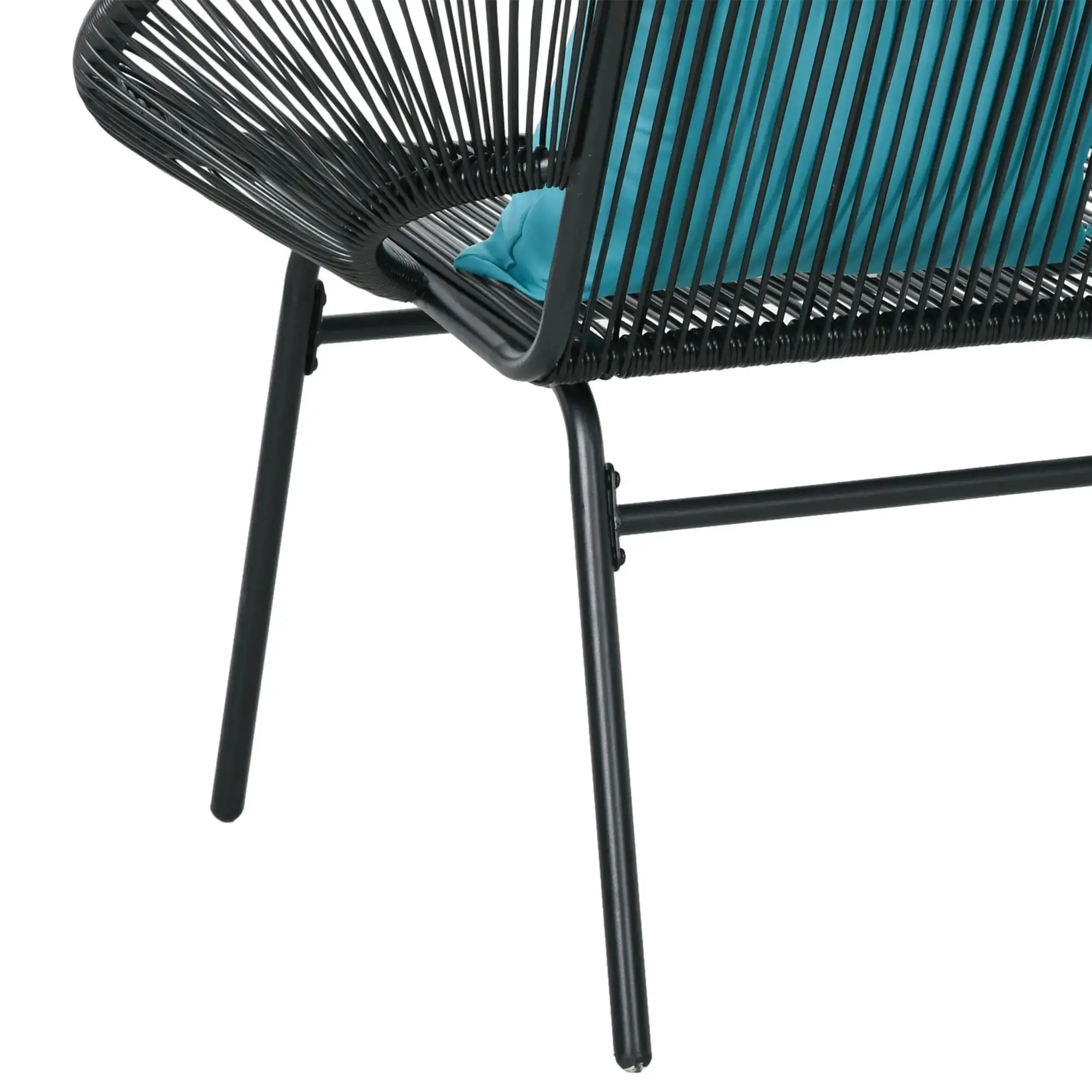 Садовая скамейка Outsunny 867-177V02BK (Black) - 5