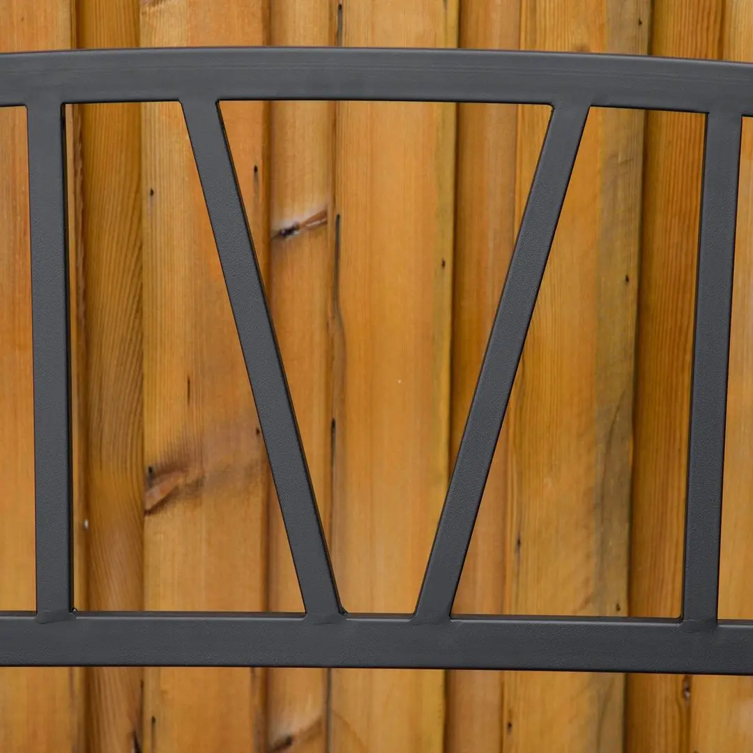 Banca Outsunny 84B-478 (Black) - 9