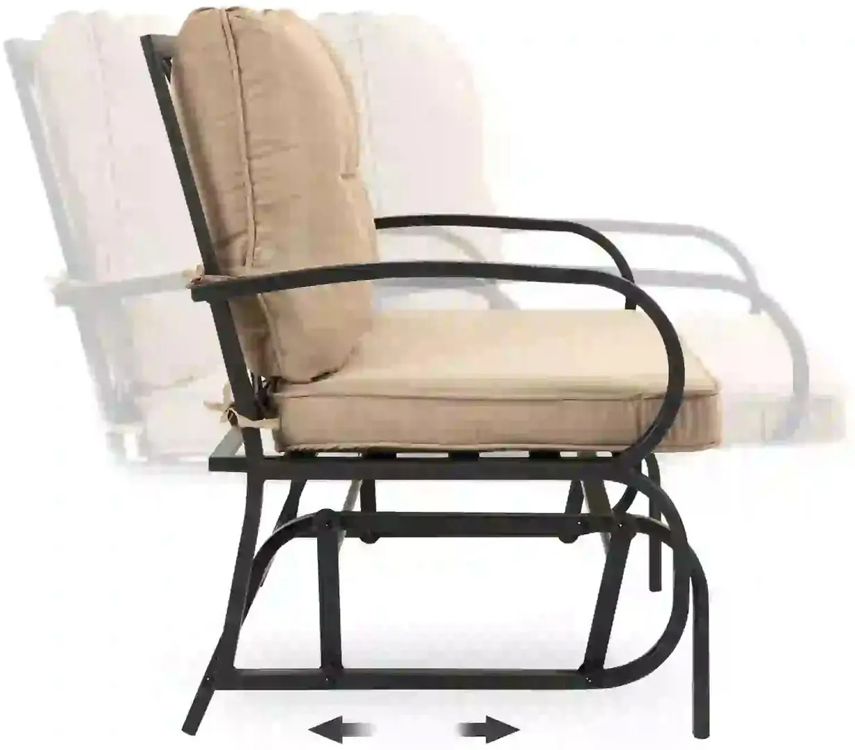 Banca Outsunny 84B-840 (Khaki/Black)