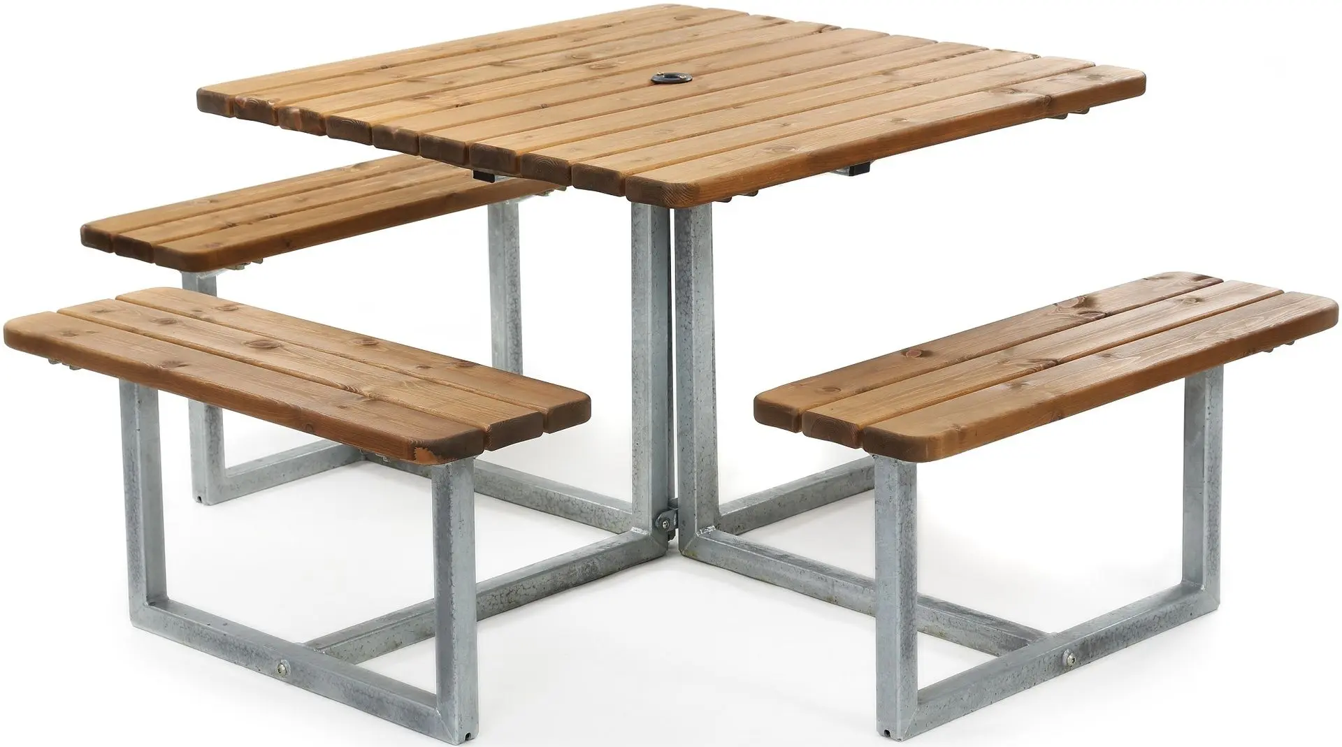 Set masa cu banci si loc pentru persoane cu dizabilitati PlayPark PD-013 (Woody)