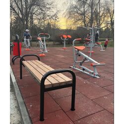 Скамейка PlayPark Bk-02 (Black/Brown) Thumb