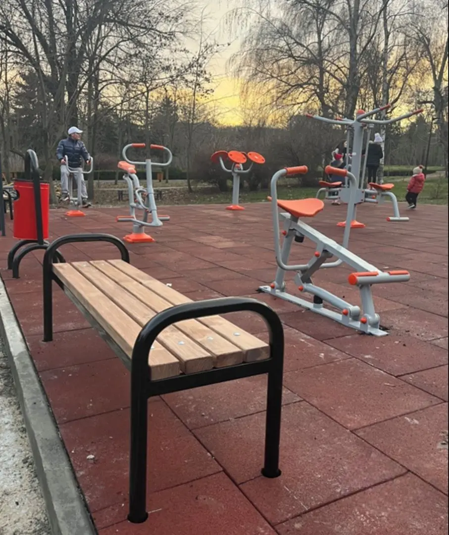 Скамейка PlayPark Bk-02 (Black/Brown)