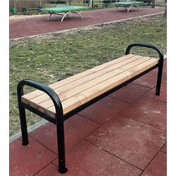 Скамейка PlayPark Bk-02 (Black/Brown) Thumb