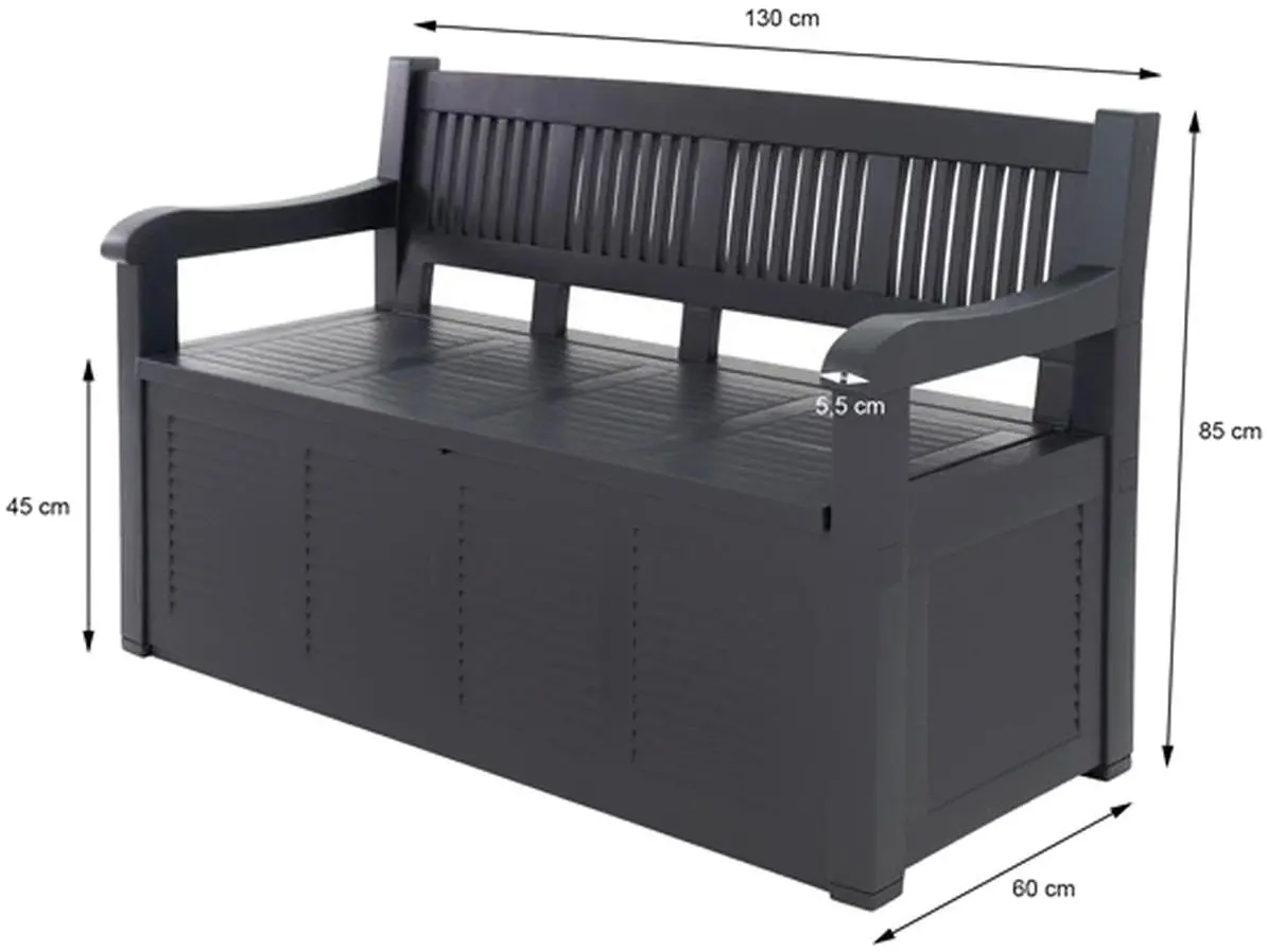 Banca 2in1 Progarden 2038781 (Anthracite) - 9