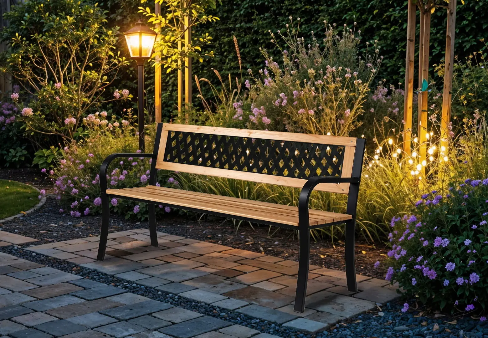 Banca Sofotel Elion (Wood/Black)