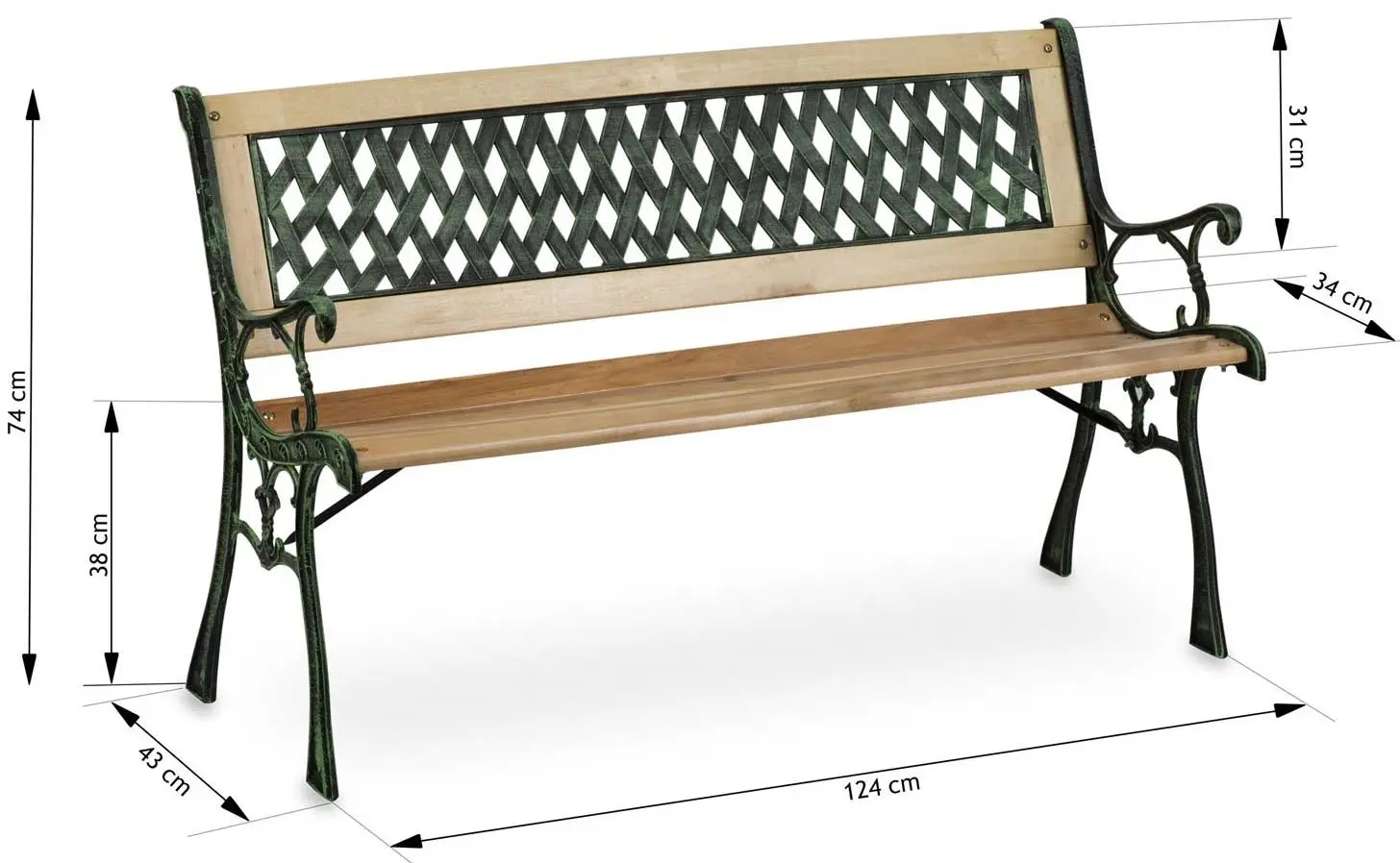 Banca Sofotel Fusio (Black/Wood)