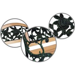 Banca Sofotel Gardi Rose (Wood/Black-Green) Thumb