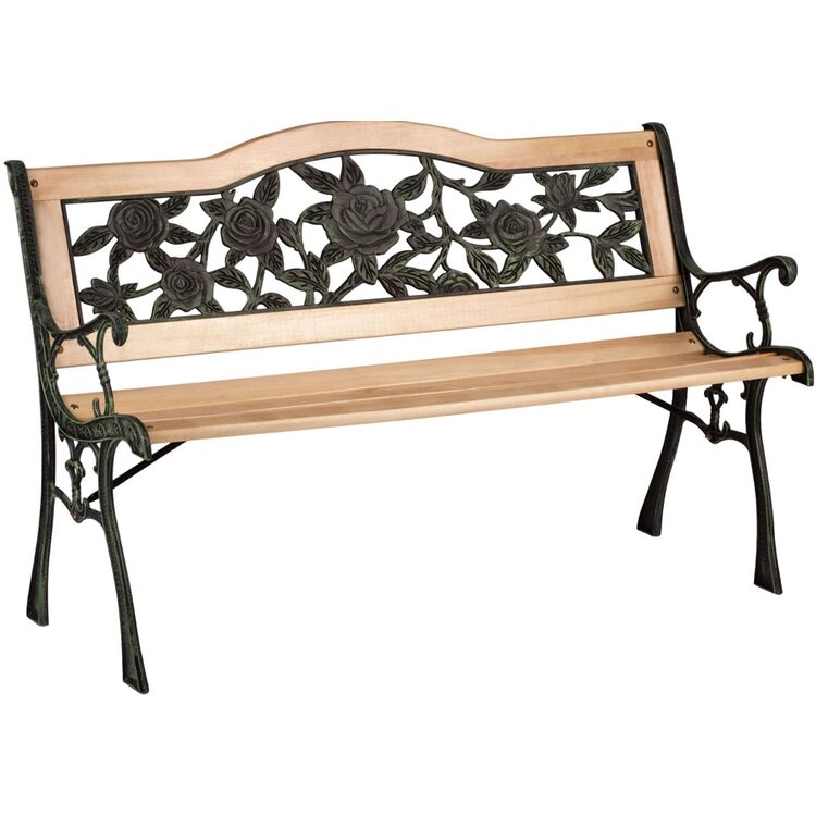 Скамейка Sofotel Gardi Rose (Wood/Black-Green)