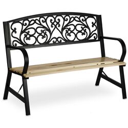 Скамейка Sofotel Ivy (Black/Natural) Thumb