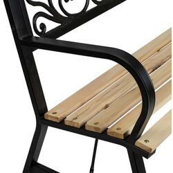 Скамейка Sofotel Ivy (Black/Natural) Thumb