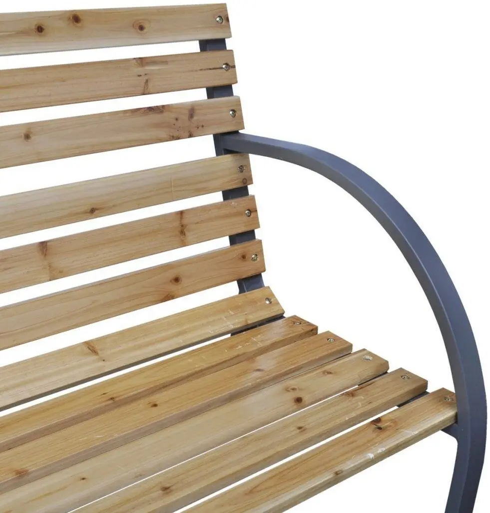 Banca Strend Pro Everild (Black/Wooden)