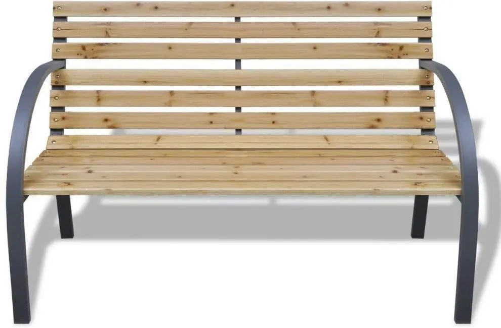 Banca Strend Pro Everild (Black/Wooden)