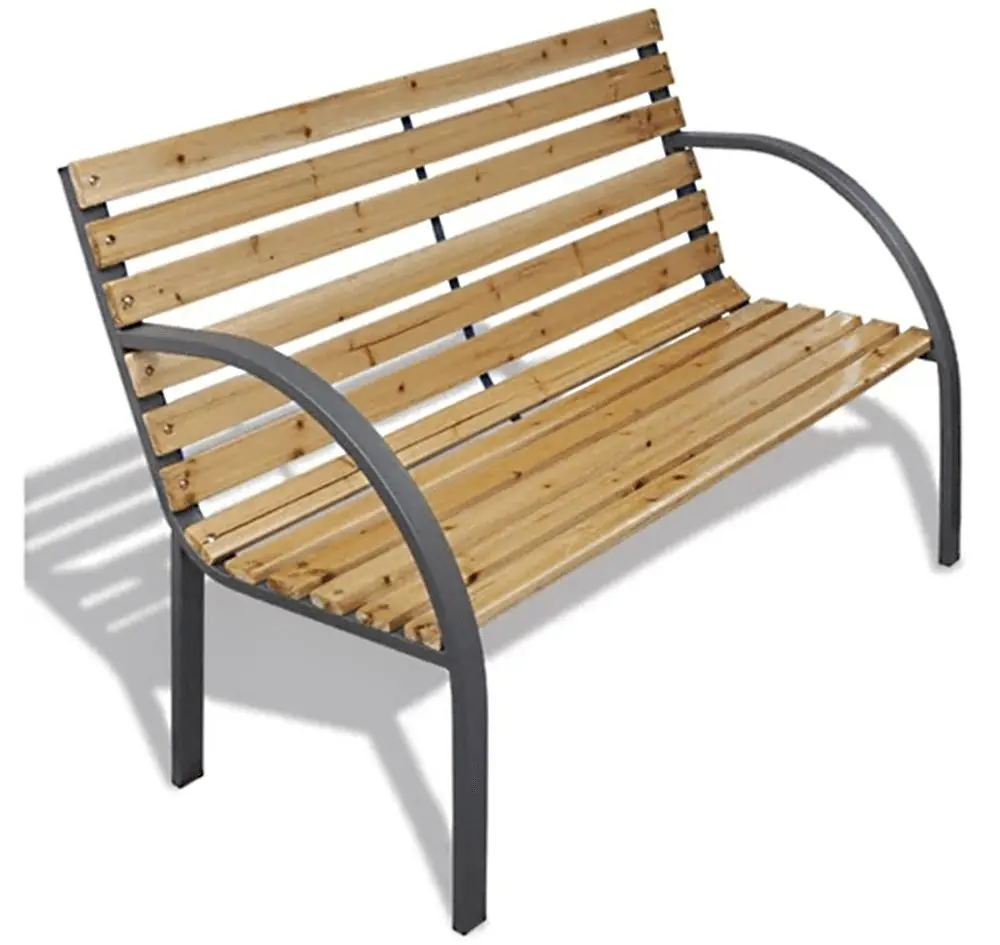 Скамейка Tempo Kondela Lacea (Black/Natural)