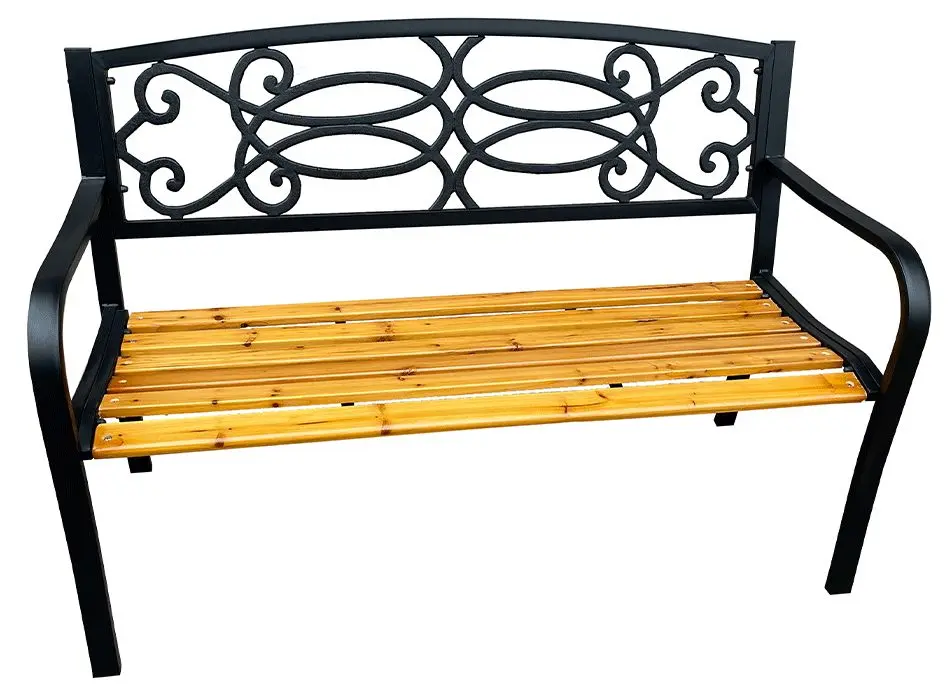 Скамейка Tempo Kondela Rotina New (Black/Natural)