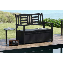 Скамейка Costway JV12803DK (Black)