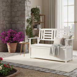 Скамейка Costway JV12803WH (White)