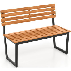Banca Costway JV13458 (Natural/Black) Thumb