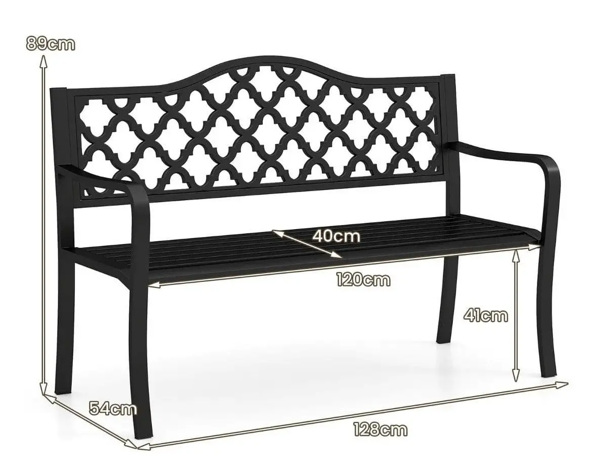 Скамейка Costway NP12276DK (Black) - 3