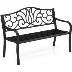 Скамейка Costway NP12453BK 127 cm (Black) Thumb