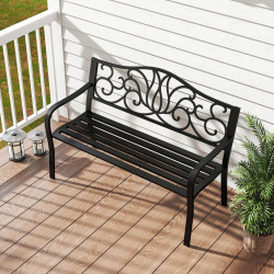 Скамейка Costway NP12453BK 127 cm (Black) Thumb