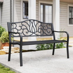Скамейка Costway NP12453BK 127 cm (Black) Thumb