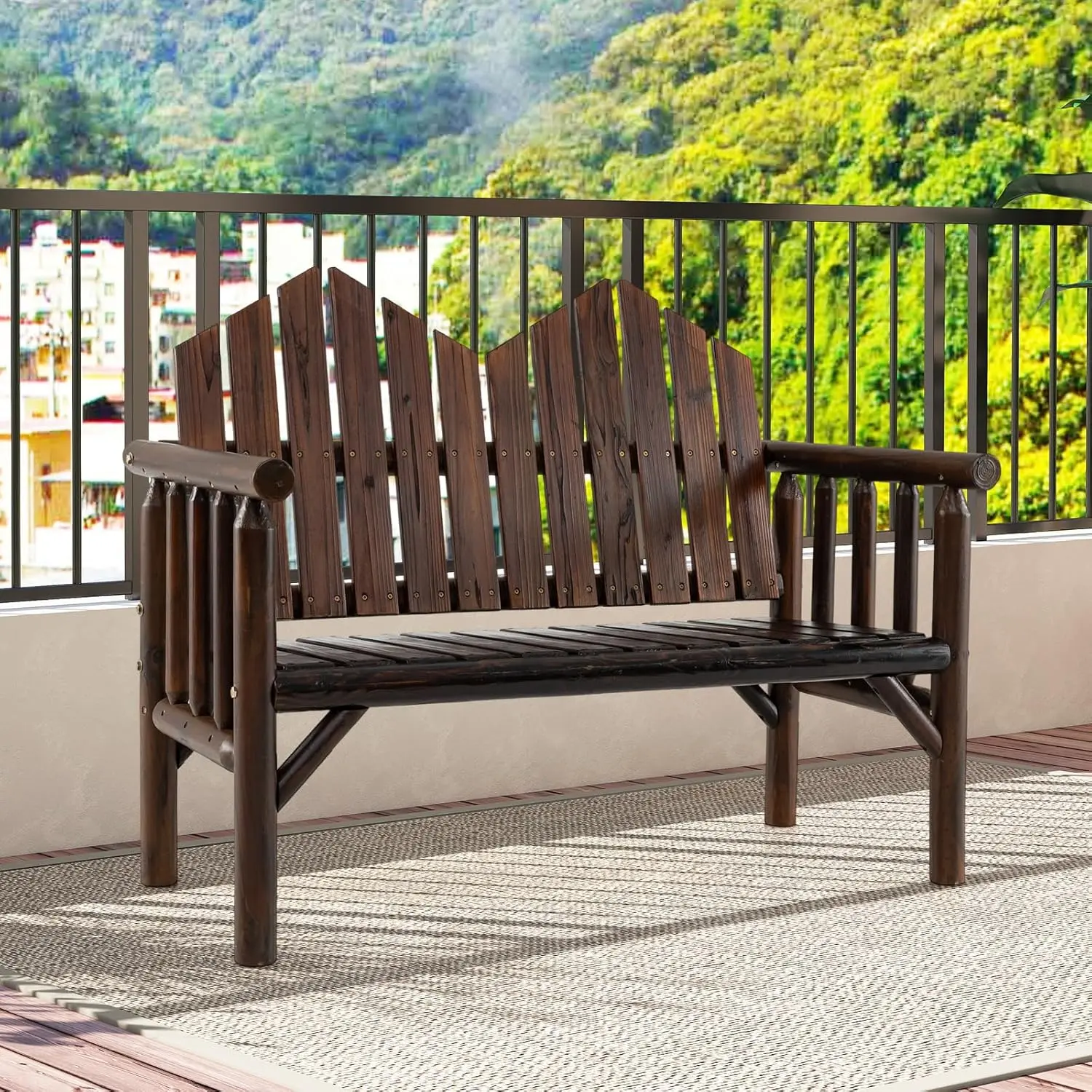 Banca Costway NP12683BN (Brown) - 4