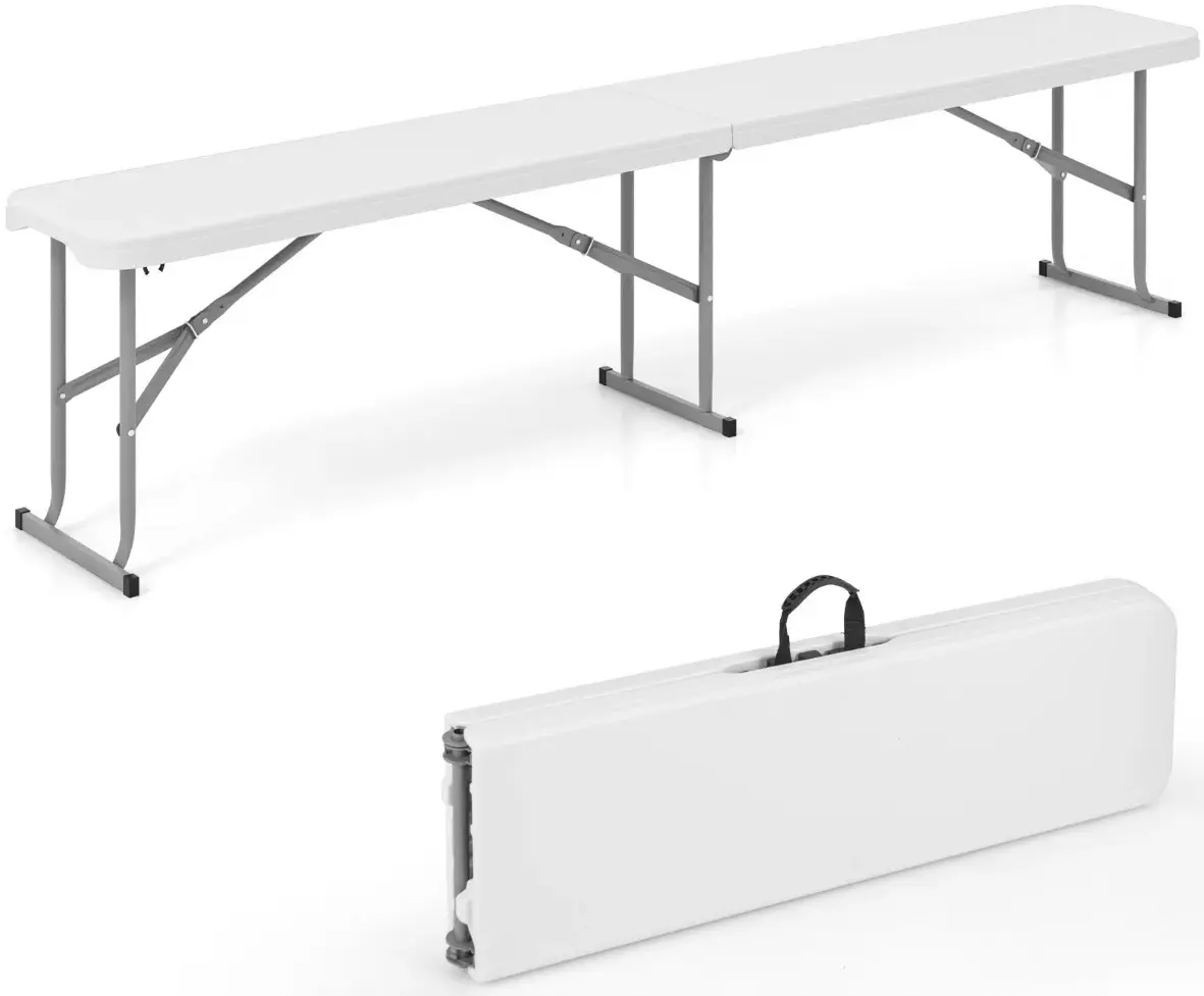 Scaun pliabil Costway NP11891WH-1 (White) - 2