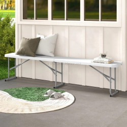 Scaun pliabil Costway NP11891WH-1 (White)