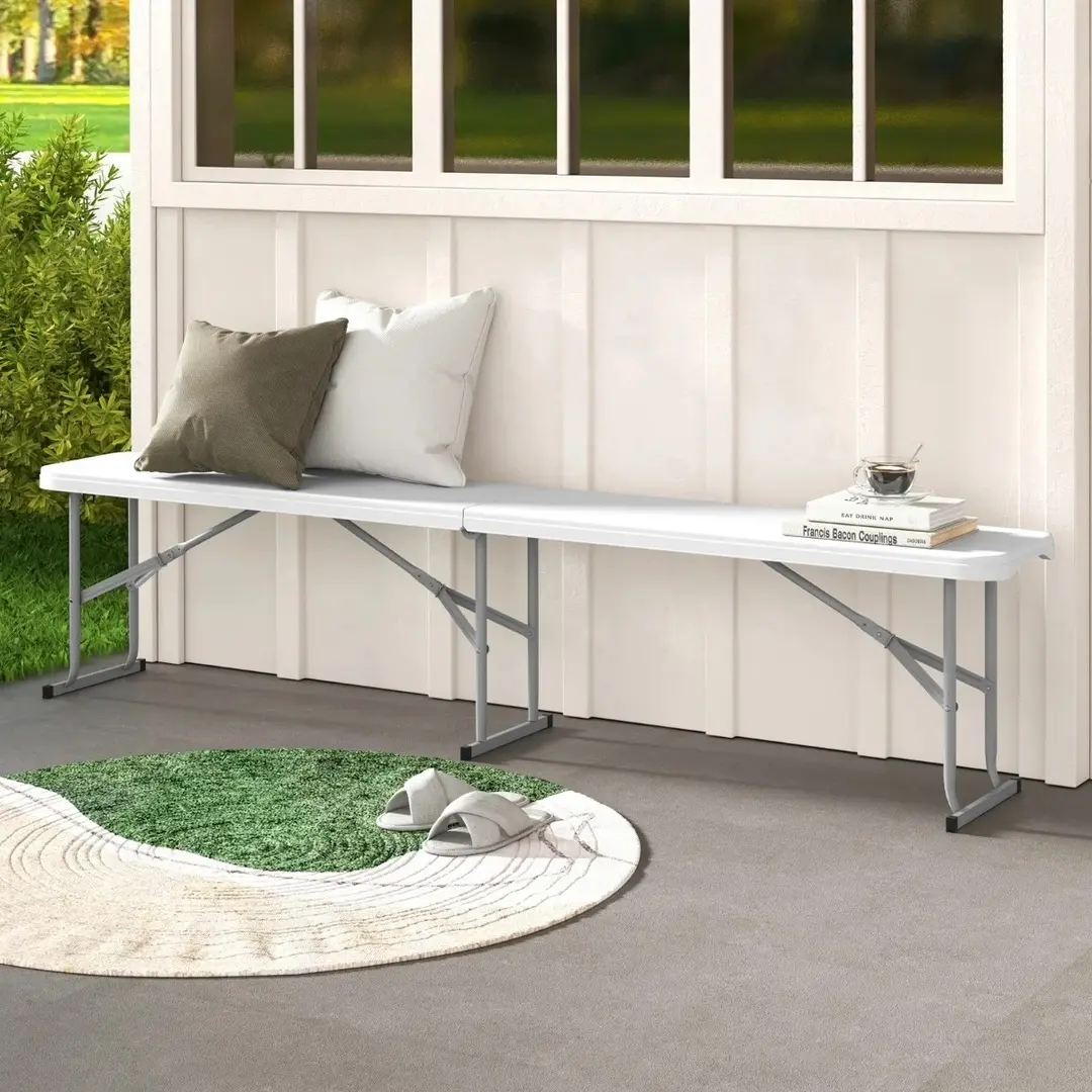 Scaun pliabil Costway NP11891WH-1 (White)