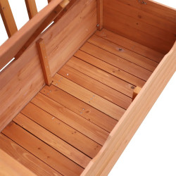 Banca de gradina Outsunny 84B-311 (Natural) Thumb