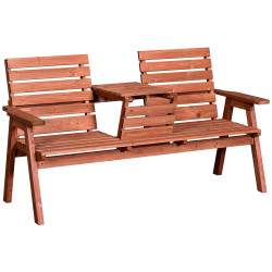 Садовая скамейка Outsunny 84B-395 (Natural) Thumb