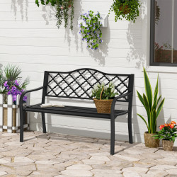 Banca de gradina Outsunny 84B-754 (Black) Thumb