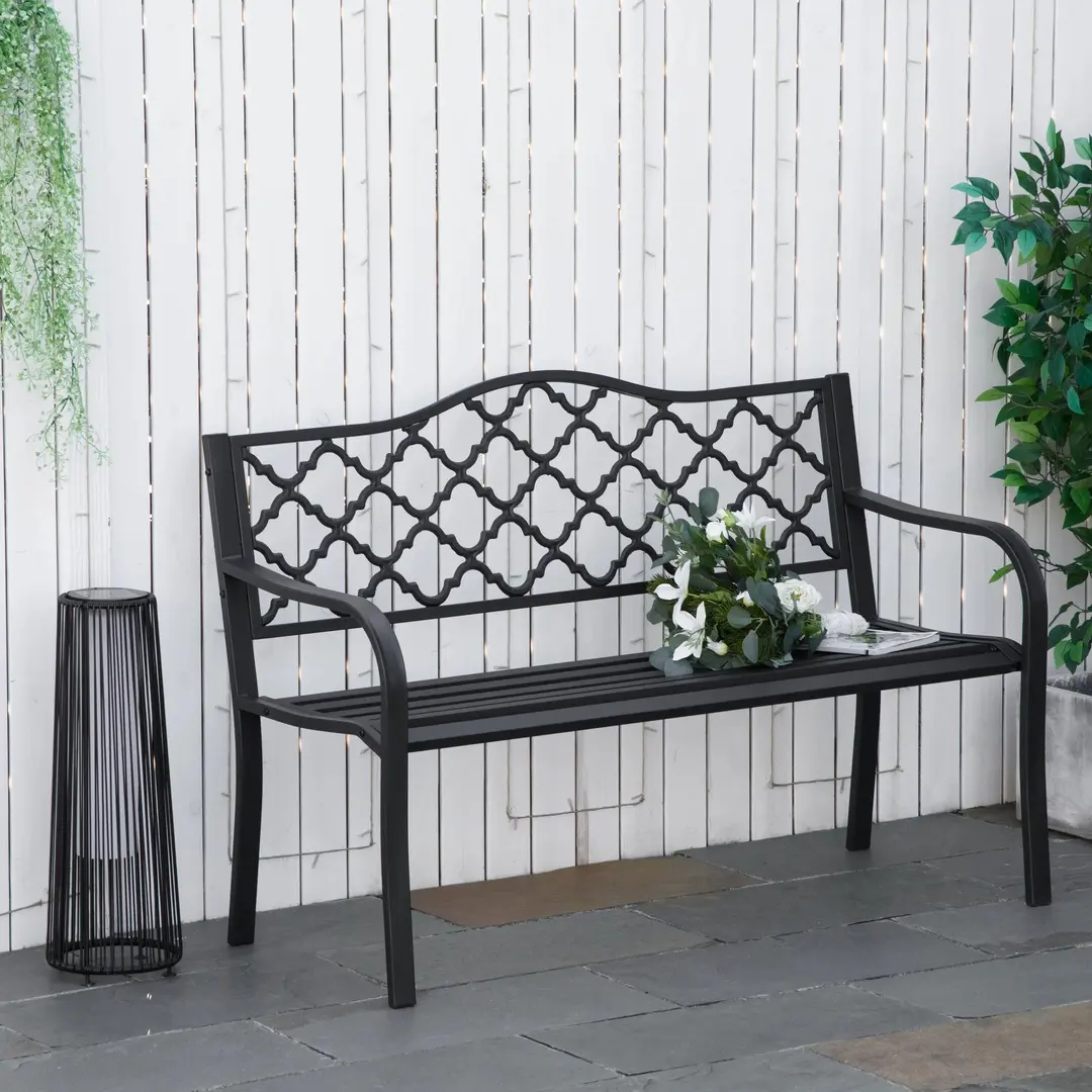 Banca de gradina Outsunny 84B-754 (Black)