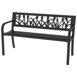 Banca de gradina Outsunny 84G-246V00BK (Black) Thumb