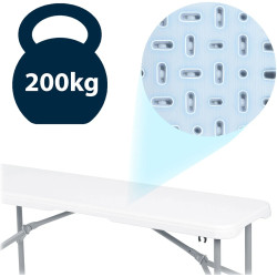 Скамейка складная Plonos 440200 (White) Thumb