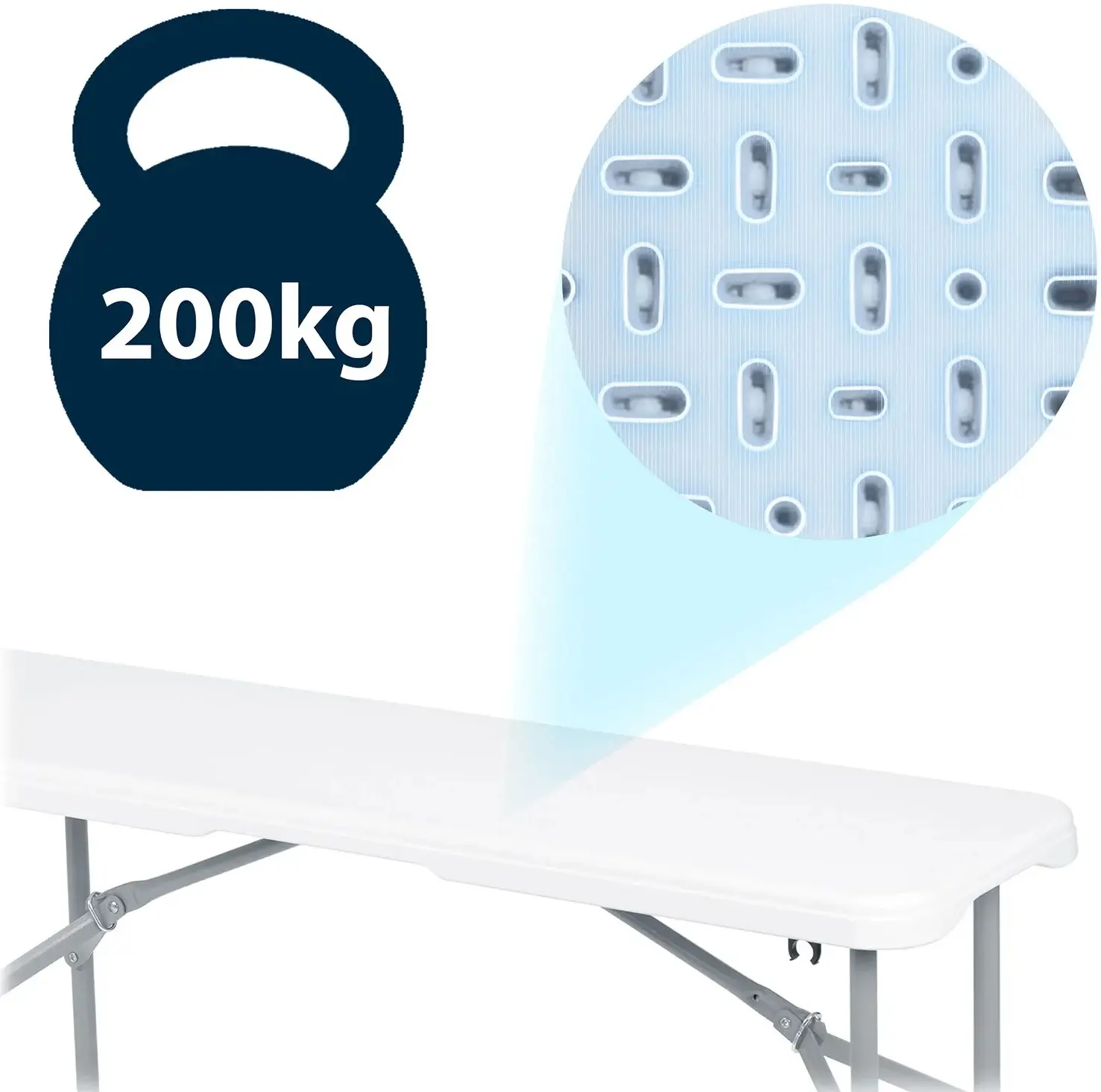 Скамейка складная Plonos 440200 (White) - 10
