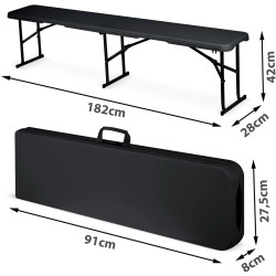 Скамейка складная Plonos 440201 (Black) Thumb