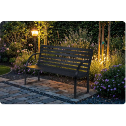 Скамейка Sofotel Luca 4207 (Black)