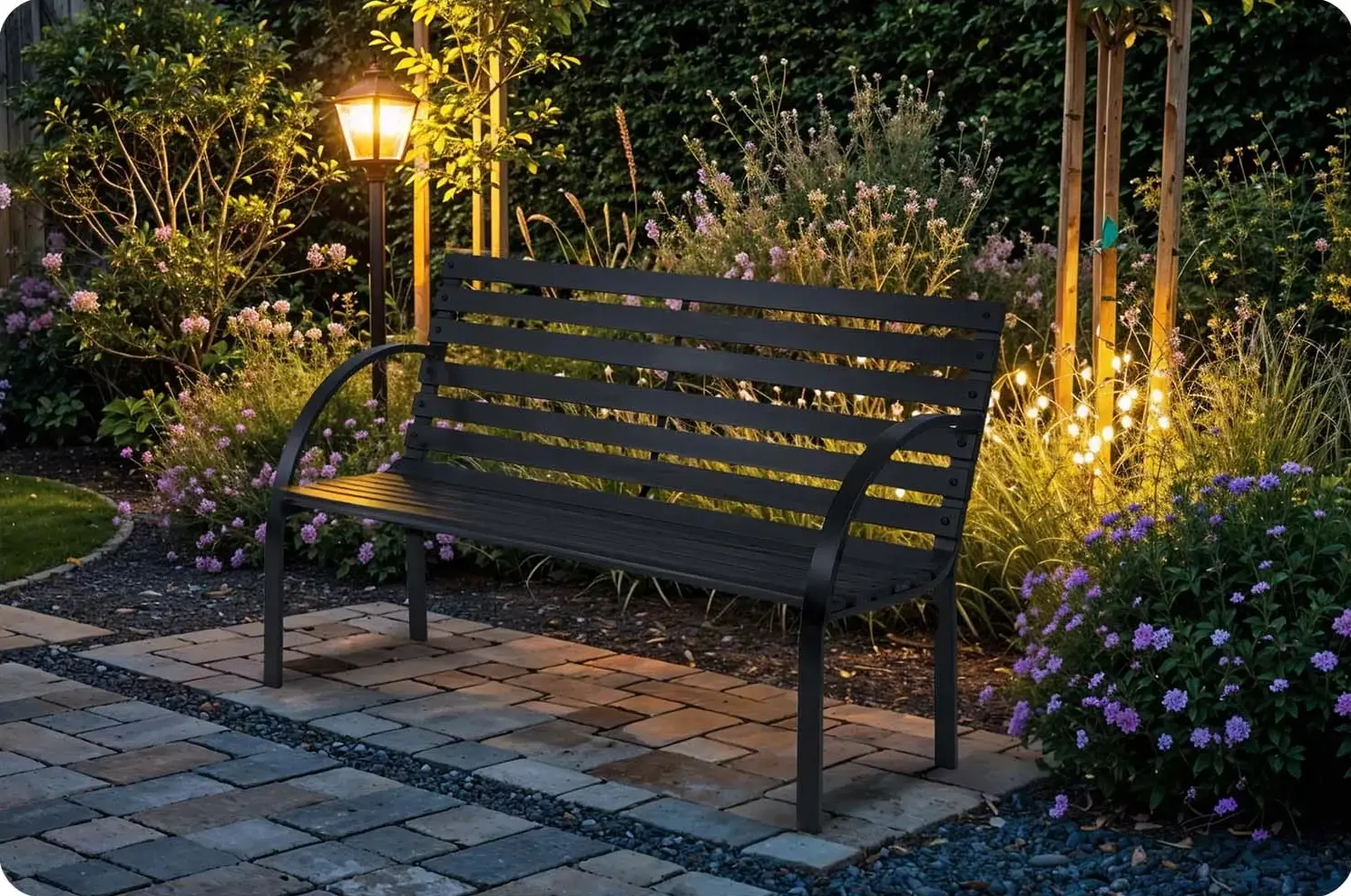 Скамейка Sofotel Luca 4207 (Black)