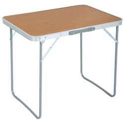 Masa pliabila Akord Ares (Silver/Brown) Thumb