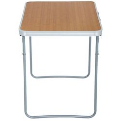 Masa pliabila Akord Ares (Silver/Brown) Thumb