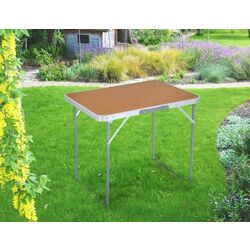 Masa pliabila Akord Ares (Silver/Brown)