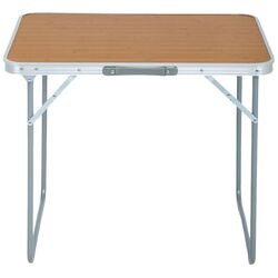 Masa pliabila Akord Ares (Silver/Brown) Thumb